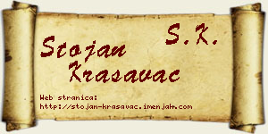 Stojan Krasavac vizit kartica